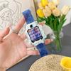 Adecuado para correa de reloj inteligente para niños genios z8a/Z7/z9 niños transparente tres resina Q1A/D2/Y06/Z1