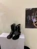 Sandalias de Tira Gruesa Estilo Francés de Gamuza Botas para Mujer 2026 Verano Nuevo Estilo Botas Bootcut