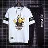 Conjunto deportivo de verano para hombre, camiseta de manga corta para adolescentes, estudiantes de secundaria, moda masculina, conjunto atractivo