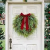 Decoraciones Navideñas de Pino de Norfolk para Colgar en la Puerta Principal, Decoraciones para Chimenea, Ambiente Cálido, Artículos Populares de Venta Caliente en Amazon Transfronterizo