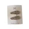Pinza de Pelo para Niñas con Lentejuelas Brillantes, Forma de Gota de Agua, Pinza para Flequillo Lateral, Accesorio para el Cabello