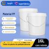 Atacado de fábrica balde plástico 16L PP grau alimentício balde redondo para molho revestimento balde para ração de gato ração de cachorro balde de compostagem com tampa