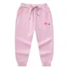 Roupas infantis calças infantis roupas de outono calças esportivas grossas para meninos calças outono e inverno desenho de porco calças casuais moda
