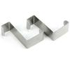 [Fábrica de origen] Gancho trasero de puerta de acero inoxidable tipo Z, gancho trasero para puerta, gancho para abrigo, gancho sin clavos para dormitorio