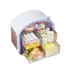 Caja de Almacenamiento Multifuncional Tipo Cajón de Escritorio Dormitorio de Estudiantes Cosméticos y Papelería Caja Organizadora de Gran Capacidad Caja a Prueba de Polvo