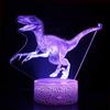 Selección estricta transfronteriza de animales tallados Serie Luz de noche 3D Europa y Estados Unidos colorido táctil control remoto ed regalo Luz Luz nocturna