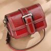 Verano Nuevo Moda Transfronteriza Equipaje Cuero Color Sólido Bolso Cuadrado Pequeño Bolso de Hombro de Cuero para Mujer Venta Directa de Fábrica