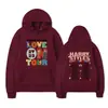 Sudadera con Capucha de Forro Polar Estampada de Harry Styles para Hombre y Mujer Parejas