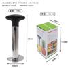 Artefacto de afilado de piña de acero inoxidable, cuchillo para extraer el corazón de la piña, pelador engrosado, removedor de ojos, herramienta para preparar carne de arroz con piña.
