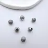 Cuentas Espaciadoras Redondas con Forma de Bola de Circonita Chapadas en Oro de 14K Cuentas Sueltas Accesorios para Joyería Hecha a Mano DIY Material para Cuentas de Pulsera Espaciadora