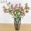Simulação Ilha Única Primavera Flor Sala de estar Decoração de casa Fotografia Adereços Arranjo de flores Decoração Layout de cena
