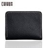 Portatarjetas de Cuero de Primera Capa para Hombre, Portalicencia de Conducir, Portatarjetas Sencillo, Elegante y Moderno para Mujer, Personalizable con Logo