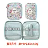 Amazon Herramienta de Ganchillo Bolsa de Cosméticos Tejido Impreso Set de Agujas para Suéter de Ganchillo DIY Bolsa de Ganchillo Floral