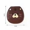 Esponja de Polvo de Piel de Animal Sintética, No Absorbe el Polvo, Cojín de Textura Aérea Malvavisco, Esponja de Maquillaje para Belleza, Doble Uso para Aplicación Seca y Húmeda, Esponja de Polvo Grande