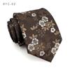 Corbata para Hombre Otoño Estilo Coreano Formal de Negocios Personalizada Retro Marrón Café Cuadros Accesorios para Traje Corbata Ancha