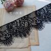 Saia de renda de cílios unilateral requintada, roupas com costura longa, materiais decorativos, acessórios para casa faça você mesmo