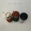 Gorra de Béisbol Infantil con Bordado de Letras y Bloques de Color, Gorra de Moda para Primavera/Otoño para Niños
