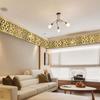 JM085 faldón de pared para cintura pegatinas decorativas pegatinas de espejo acrílico impermeables autoadhesivas fabricantes venta al por mayor