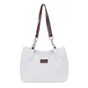 Bolso de Pana de Moda para Mujer 2026 Primavera Nuevo Gran Capacidad Cadena Bajo el Brazo Bolso Tote Bolso de Hombro para Mujer para el Trabajo
