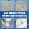 Jue Fish Tile Bolígrafo para Renovación de Azulejos Protección Antisalpicaduras para Juntas de Piso de Baño Cuidado de Azulejos y Garantía