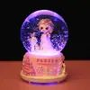 Chapéu Fofo para Pet Capivara Viagem para Fonte Termal Bola de Cristal Brilhante Caixa de Música com Neve para Meninas Presentes Requintados Atacado