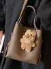 Bolso de Mano de Alto Valor Estético, Bolso Cubo de Gran Capacidad para Mujer, Bolso de Hombro Nuevo y de Moda Invierno 2025, Bolso Cruzado Elegante