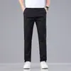 Ropa para Hombre Xintang Dropshipping 2026 Primavera/Verano Nuevos Pantalones Casuales Rectos Ajustados Transpirables de Algodón Elástico Finos Pantalones Largos