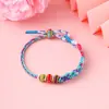 Pulsera Zongzi de Hortensia del Día de Mayo, Nueva Cuerda Roja Tejida a Mano para Niños y Bebés, Pulsera de Cuentas DIY de Alta Calidad