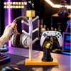 Soporte, base y expositor con forma de signo de interrogación para accesorios de PS4/PS5, una decoración de escritorio