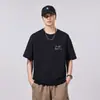 Ropa para Hombre Fengshe / Camiseta de Manga Corta Nueva de Verano 2026 para Hombre, Camiseta Versátil de Moda, Top Camiseta Casual de Peso Pesado