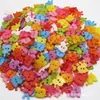 Promoção quente botão de plástico de desenho animado formato de caracol botão DIY feito à mão botão plano de caracol colorido