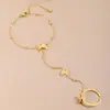 Pulsera Popular Transfronteriza de Acero de Titanio, No se Desvanece, Pulsera de Circonita en Forma de Corazón, Gama Alta, Lujo Ligero, Pulsera de Nicho para Mujer