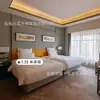 Mobiliario de Hotel, Juego Completo para Habitación Estándar, Apartamento, Villa, Casa Club, Instalación Fija, Muebles de Madera Maciza Hechos a Medida