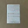 Venta al por mayor Transfronterizo Yeso Vela Aromaterapia 26 Pegatinas de Alfabeto Pegatinas Digitales de Metal Pegatinas Combinadas Pegatinas para Uñas