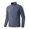 Sudadera unisex de corte ajustado con media cremallera para otoño, adecuada para usar en capas al aire libre, top casual de media cremallera para parejas