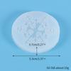 Molde de copo de nieve con pegamento de gota de cristal Skediy, molde colgante de copo de nieve, molde de silicona para accesorios de joyería DIY