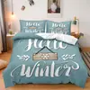 Temu Juego de Cama Navideño de Tres Piezas Enano Navideño Anciano Decoración del Hogar Juego de Cama de Tres Piezas Se Puede Enviar Jit