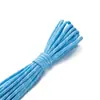 Al por mayor en stock 5 mm No se decolora Poliéster Hilo de núcleo Tejido a mano DIY Cuerda redonda Cuerda para saltar de colores Paracord para exteriores