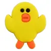 Comercio Electrónico Transfronterizo Dibujos Animados Aves Pollo Zapatos Flor Pvc Caucho Blando Zuecos Creativos Accesorios DIY Accesorios para Zapatos Decoración Al Por Mayor