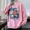 Moletons Hip-Hop Transfronteiriços para Homens e Mulheres, Estilo Regular Esportivo Casual de Primavera e Outono, Marca da Moda Estilo Hong Kong Roupas Novas