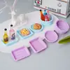 Micro-paisaje Cesta de Ratán Creativa Cesta de Bambú Jardinería Paisajismo Decoraciones DIY Accesorios Pan Pequeño Adornos Pequeños