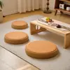 Almofada Futon Japonesa para Casa Tatami Varanda Redonda Espessa Assento de Janela de Canto para Adoração a Buda Tapete de Meditação