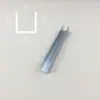 Canteadora ranura de aluminio perfil de ranura de aluminio en forma de U canal de aleación de aluminio tira perfil de aluminio en forma de U