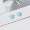 Aerosol piel flor pequeña mariposa cabeza de oso colgante aleación diy tridimensional color color Macaron accesorios de joyería