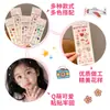 Adesivos de Pedras Preciosas Diamante para Crianças, Adesivos de Decoração Facial para Meninas, Adesivos Doces para Maquiagem de Palco, Strass Coloridos Versáteis em Formato de Coração