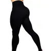 Nuevos Pantalones de Yoga de Cadera para Mujer Leggings Europeos y Americanos de Cintura Alta Leggings Sexy de Color Sólido Pantalones Deportivos para Correr Fitness