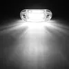 2 Peças 12V 24V Luzes Diurnas para Caminhão DRL Lâmpadas LED Luzes de Advertência LEDs de Marcador Lateral Luz de Diodo para Reboque