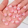 Cuentas de Flor de Cerezo con Gradiente Esmaltado Portaflores de Cuentas Sueltas Pulsera Hecha a Mano DIY Collar Pasador Antiguo Pendientes Accesorios de Joyería