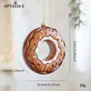 Nuevo Colgante de Hombre de Jengibre de Plástico Colgante Decoración de Árbol de Navidad Suministros Adornos Suministros de Decoración de Atmósfera En Stock