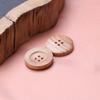 Botones de madera de alta calidad botones decorativos para ropa de niños botones redondos versátiles para abrigo suéter camisa botones de madera